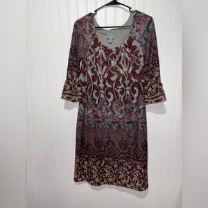 Rabbit Rabbit Rabbit Long Sleeve Dress with Bell Sleeves| Size Small